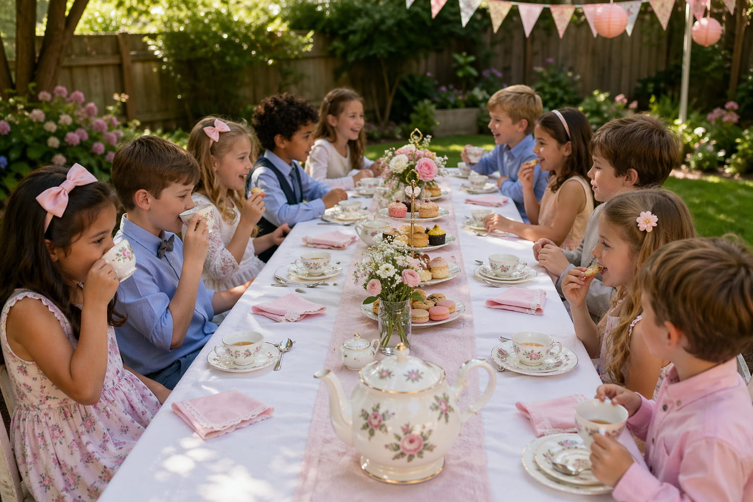 kids tea party catering